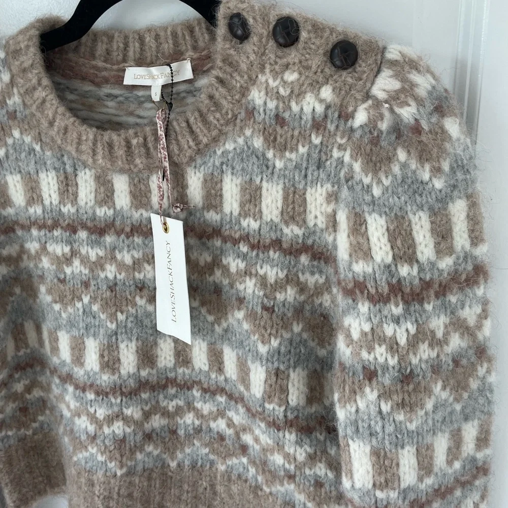 LoveShackFancy cropped pullover - Picture 3 of 6